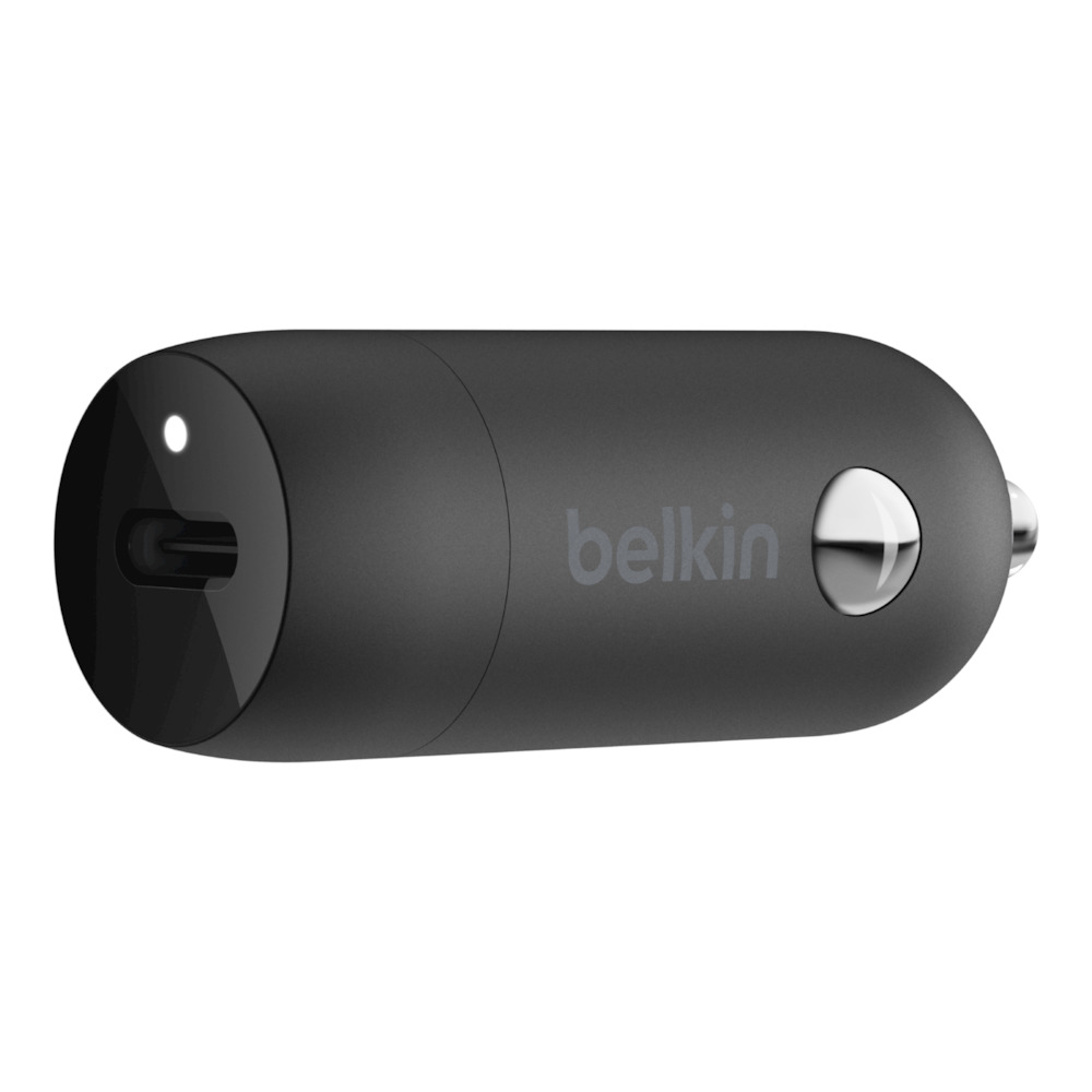 фото F7U099btBLK Автомобильное зарядное устройство Belkin 18 Вт, USB-C, PD, черный