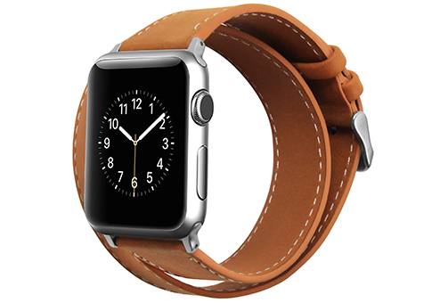 

Double tour leather для Apple Watch 42 мм, коричневый