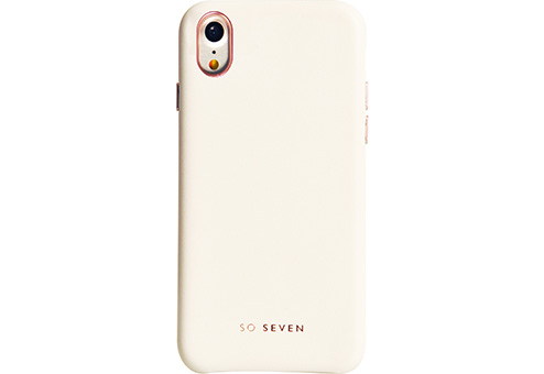 фото SVNCSCOLOR6IP8 Чехол So Seven Leather Imitation для iPhone X, белый