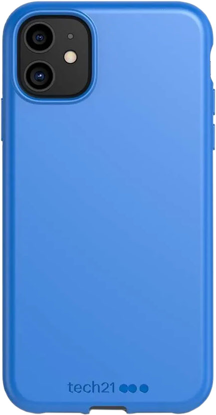 фото Чехол studio colour для iphone 11", полиуретан, голубой tech21