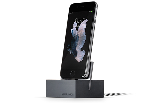 фото DOCK+-IP-CABLE-GRY Док-станция Native Union DOCK+ Lightning для iPhone серая