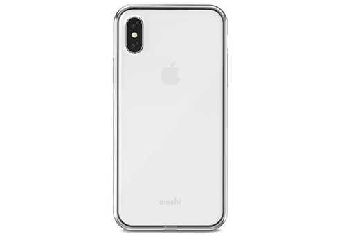 

Чехол Vitros для iPhone X серебристый