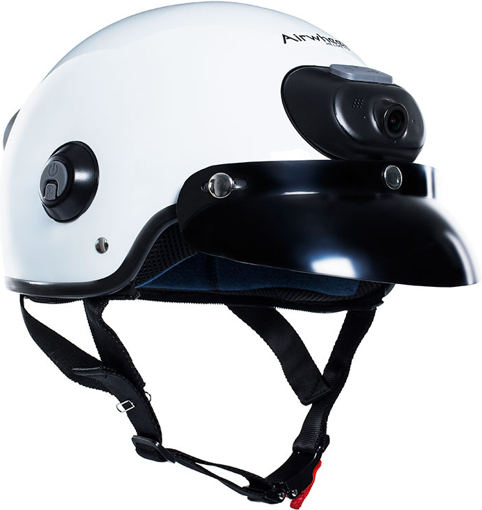 фото Шлем с камерой c6, размер m, белый airwheel
