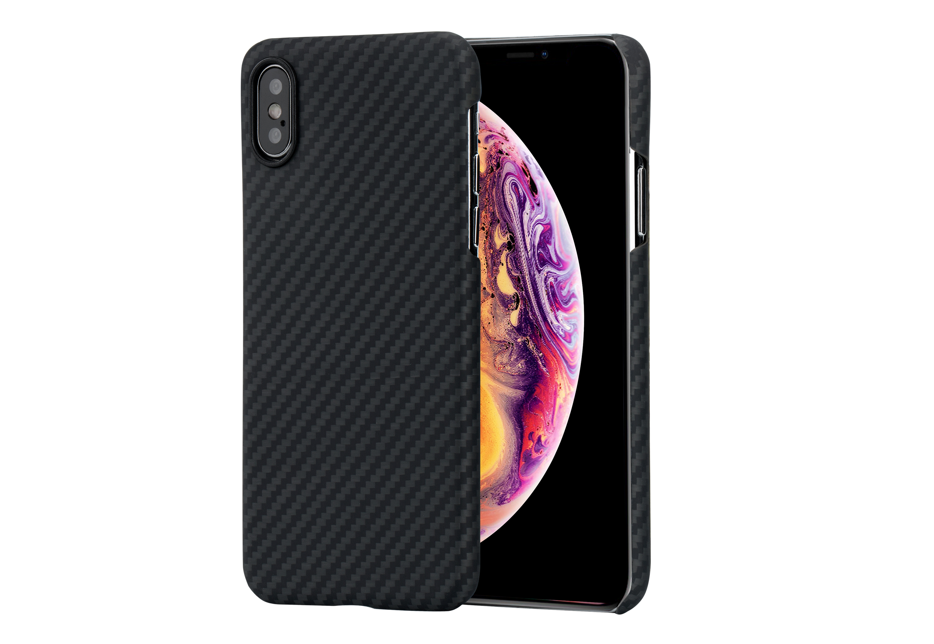 Чехол Pitaka MAGCASE для iphone XS, черный-серый