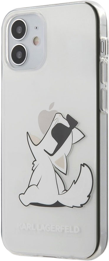 фото Чехол lagerfeld choupette fun для iphone 12 mini, прозрачный karl lagerfeld