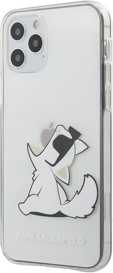 фото Чехол lagerfeld choupette fun для iphone 12 pro max, прозрачный karl lagerfeld