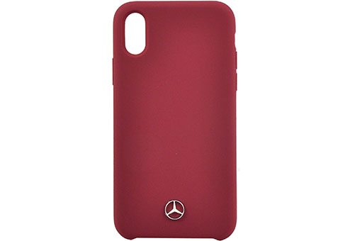 

MEHCPXSILRE Чехол CG Mobile Mercedes Silicone Line Hard для iPhone X красный