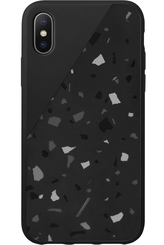 фото CTERA-BLK-NP18S Чехол Native Union Clic Terrazzo для iPhone XS, черный