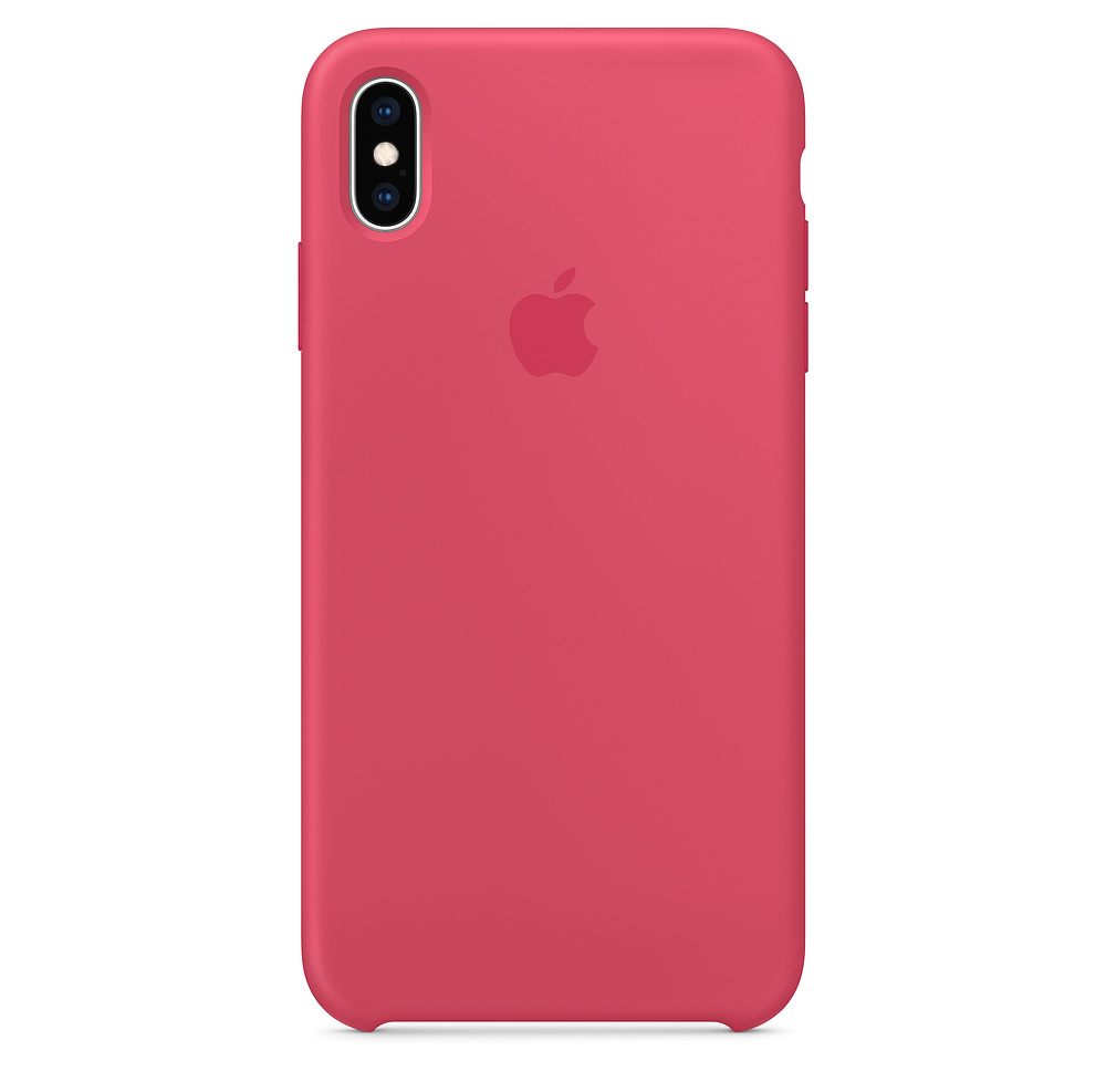 

MUJP2ZM/A Чехол Apple Silicone Case для iPhone XS Max, «красный каркаде»