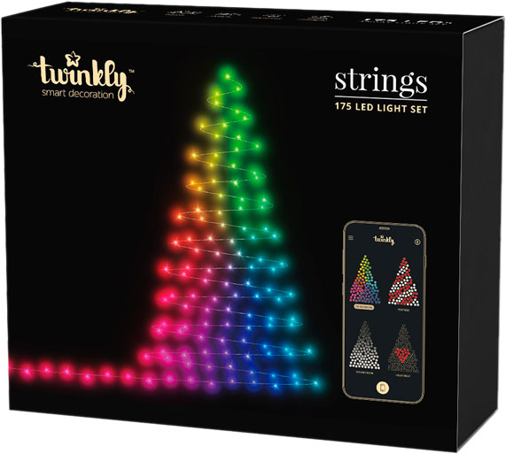 фото Гирлянда елочная электрическая strings 175 multicolor led (14м) twinkly