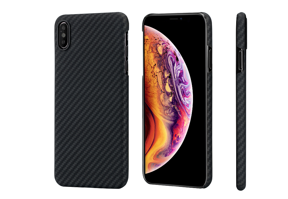 

Чехол MagCase для iPhone XS Max, черный-серый