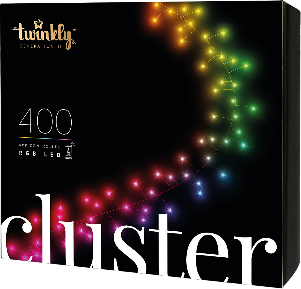 фото Гирлянда елочная электрическая cluster 400 led twinkly