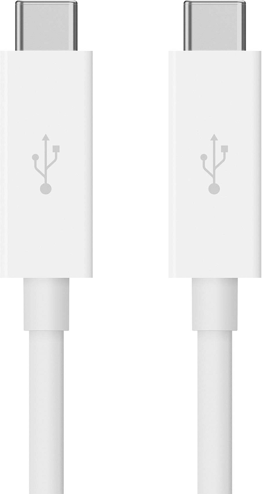 фото Кабель usb-c\usb-c, 1 м, белый belkin