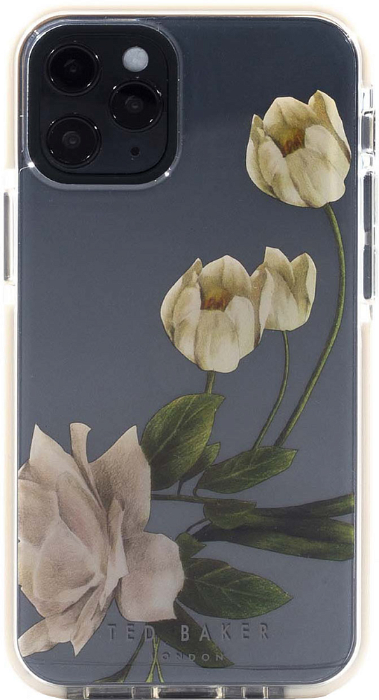 фото Чехол для iphone 12 pro max elderflower, прозрачный ted baker