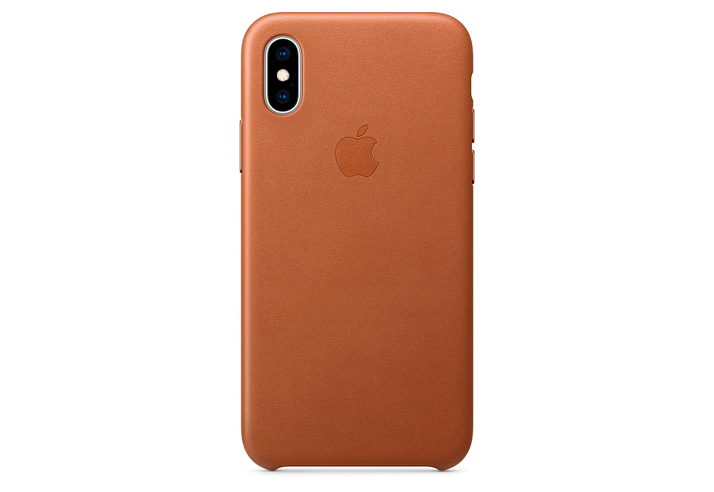 

MRWP2ZM/A Чехол Apple Leather Case для iPhone XS, золотисто-коричневый