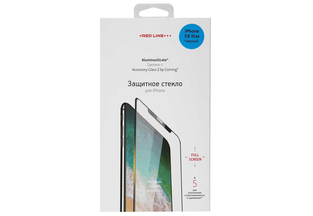 

YT000016099 Защитный экран Corning Red Line iPhone Xs Max Full Screen, 0.2 мм черный