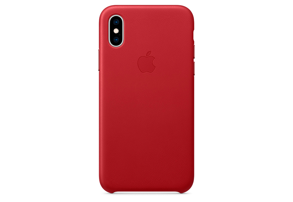 

Leather Case для iPhone XS, (PRODUCT)RED